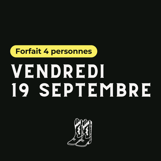 Vendredi 19 septembre - Forfait Amène ton troupeau